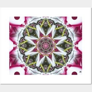 Golden line mandala Posters and Art